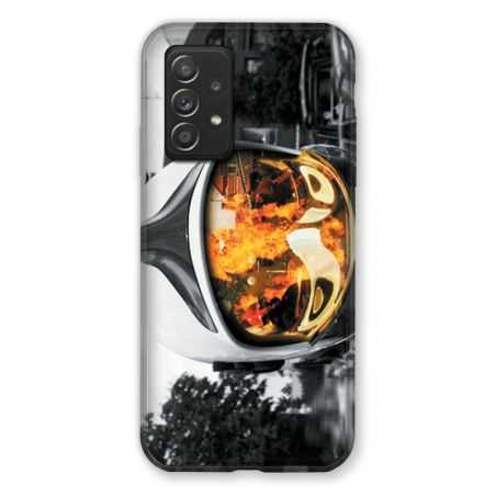 Coque Pour Samsung Galaxy A52S Pompier Casque Feu