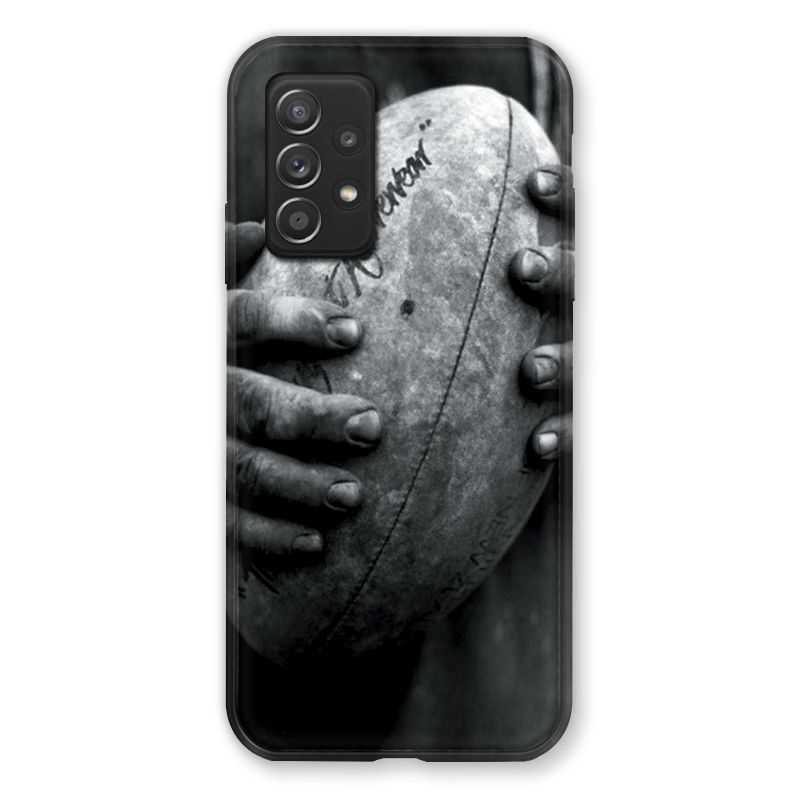 Coque Pour Samsung Galaxy A52S Rugby Ballon Vintage