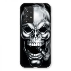 Coque Pour Samsung Galaxy A52S Tete de Mort Fume