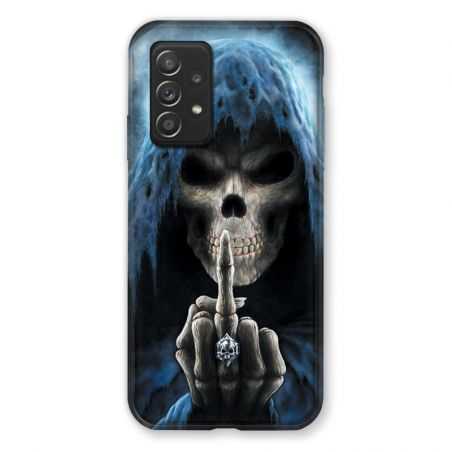 Coque Pour Samsung Galaxy A52S Tete de Mort Doigt