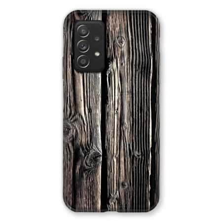 Coque Pour Samsung Galaxy A52S Texture Bois