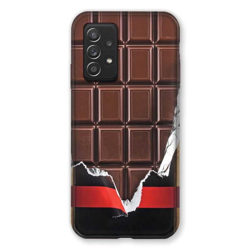 Coque Pour Samsung Galaxy A52S Trompe Oeil Chocolat