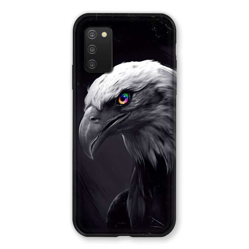 Coque Pour Samsung Galaxy A03S Aigle Royal Noir