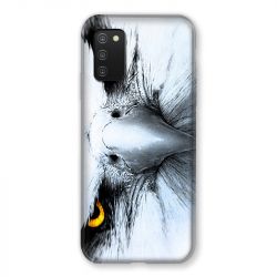 Coque Pour Samsung Galaxy A03S Aigle Royal Blanc