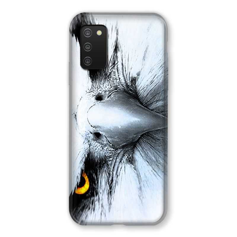 Coque Pour Samsung Galaxy A03S Aigle Royal Blanc