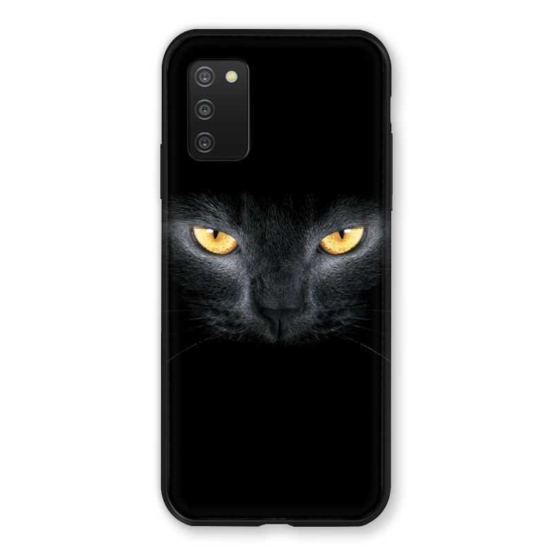 Coque Pour Samsung Galaxy A03S Chat Noir