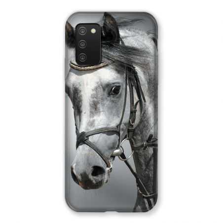 Coque Pour Samsung Galaxy A03S Cheval Blanc
