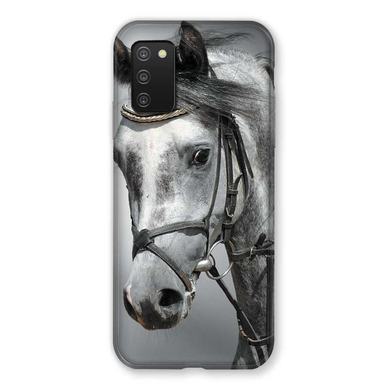 Coque Pour Samsung Galaxy A03S Cheval Blanc