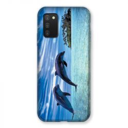 Coque Pour Samsung Galaxy A03S Dauphin Ile
