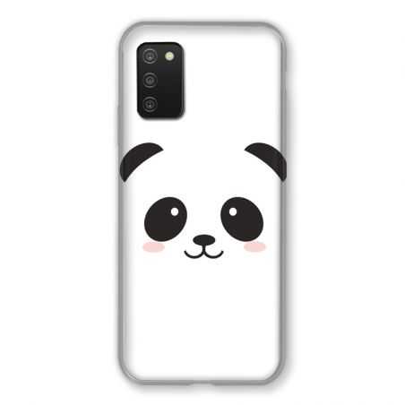 Coque Pour Samsung Galaxy A03S Panda Blanc