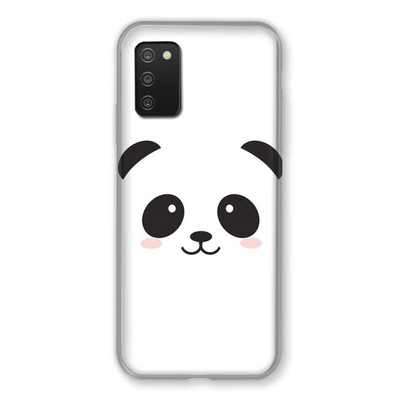 Coque Pour Samsung Galaxy A03S Panda Blanc