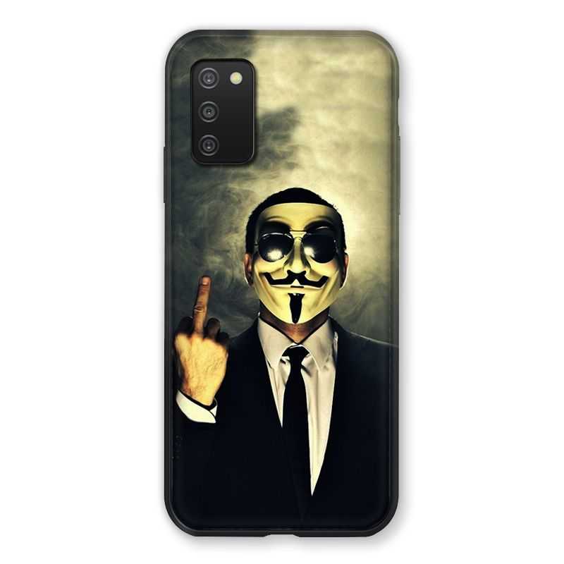 Coque Pour Samsung Galaxy A03S Anonymous Doigt