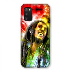 Coque Pour Samsung Galaxy A03S Bob Marley Color