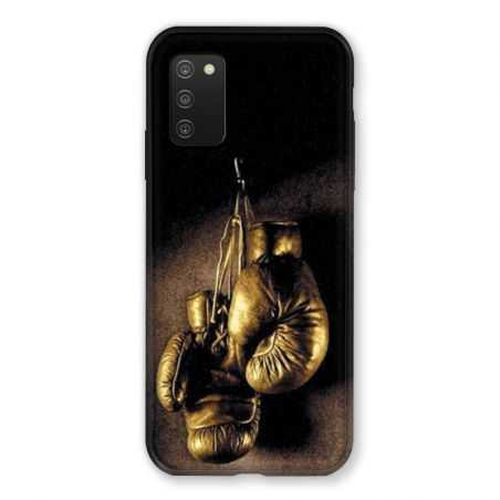 Coque Pour Samsung Galaxy A03S Boxe Gant Vintage