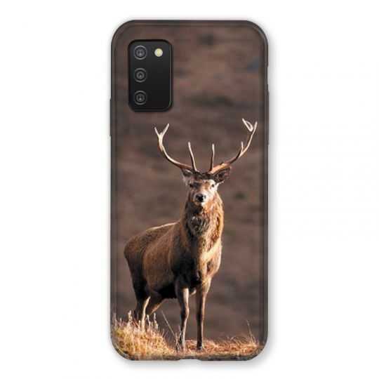 Coque Pour Samsung Galaxy A03S Chasse Chevreuil Blanc