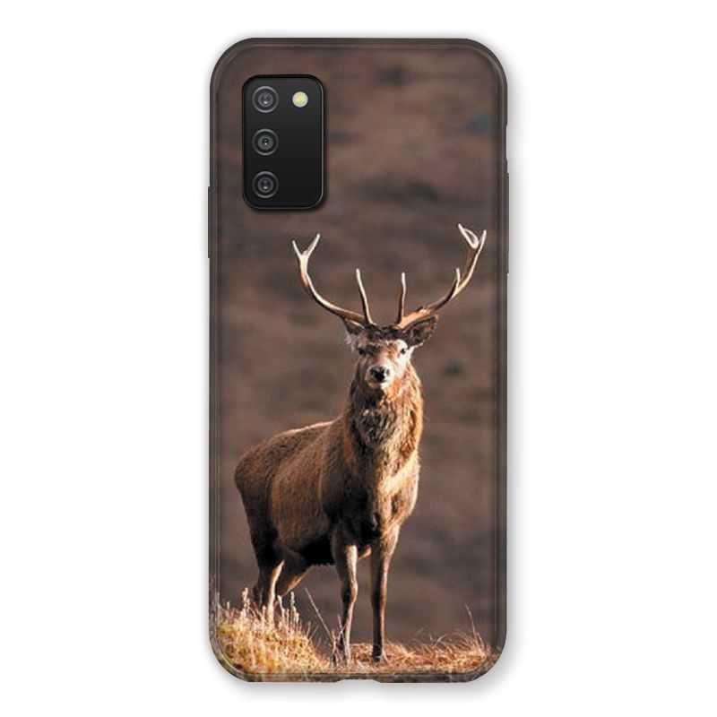 Coque Pour Samsung Galaxy A03S Chasse Chevreuil Blanc