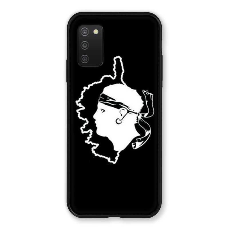 Coque Pour Samsung Galaxy A03S Corse Noir