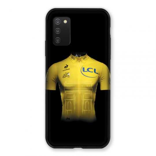 Coque Pour Samsung Galaxy A03S Cyclisme Maillot Jaune
