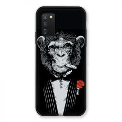Coque Pour Samsung Galaxy A03S Decale Singe Mafia