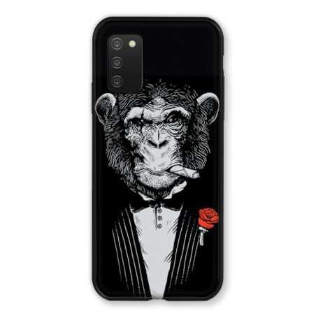 Coque Pour Samsung Galaxy A03S Decale Singe Mafia