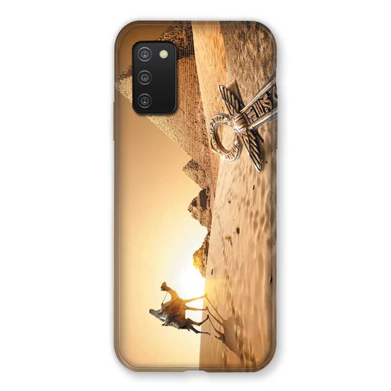 Coque Pour Samsung Galaxy A03S Egypte Chameau