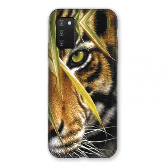 Coque Pour Samsung Galaxy A03S Oeil Tigre