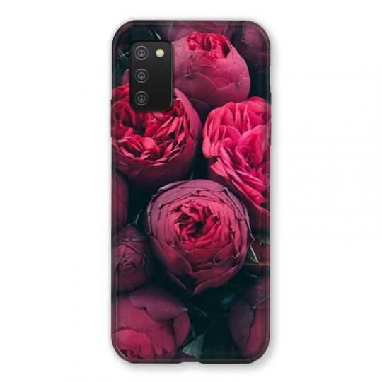 Coque Pour Samsung Galaxy A03S Fleur Pivoine