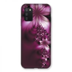 Coque Pour Samsung Galaxy A03S Fleur Violette Montante