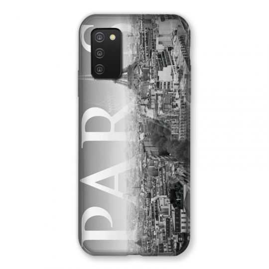 Coque Pour Samsung Galaxy A03S France Paris Vintage