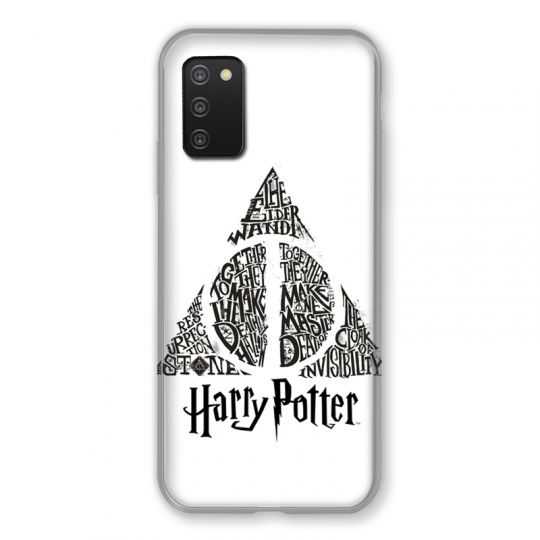 Coque Pour Samsung Galaxy A03S WB License Harry Potter Triangle Blanc