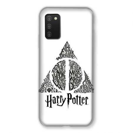Coque Pour Samsung Galaxy A03S WB License Harry Potter Triangle Blanc