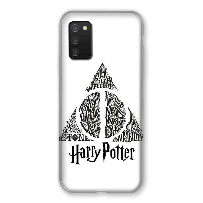 Coque Pour Samsung Galaxy A03S WB License Harry Potter Triangle Blanc