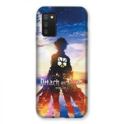 Coque Pour Samsung Galaxy A03S Manga Attaque Titans Soleil