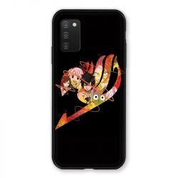 Coque Pour Samsung Galaxy A03S Manga Fairy Tail Logo Noir