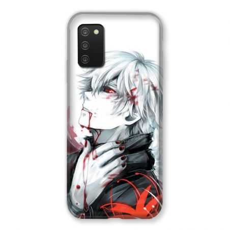 Coque Pour Samsung Galaxy A03S Manga Kaneki Blanc