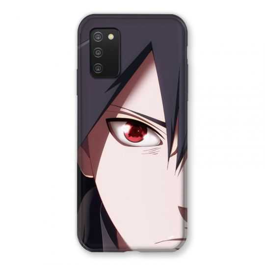 Coque Pour Samsung Galaxy A03S Manga Naruto Sasuke visage
