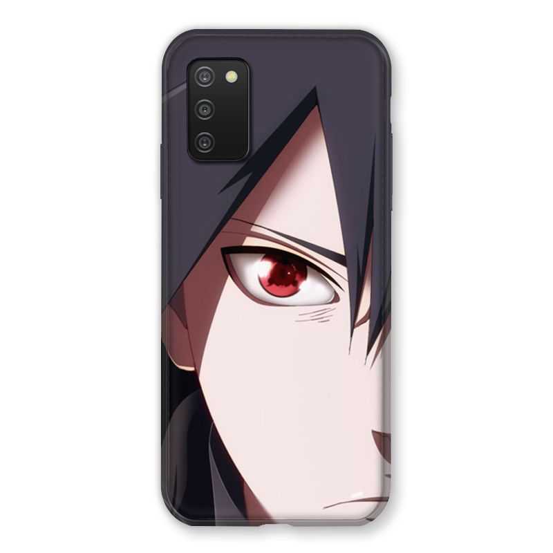 Coque Pour Samsung Galaxy A03S Manga Naruto Sasuke visage