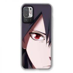 Coque Pour Xiaomi Redmi Note 10 5G Manga Naruto Sasuke visage