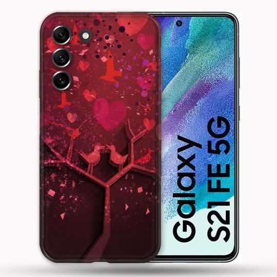 Coque Pour Samsung Galaxy S21 FE / S21FE Amour Arbre