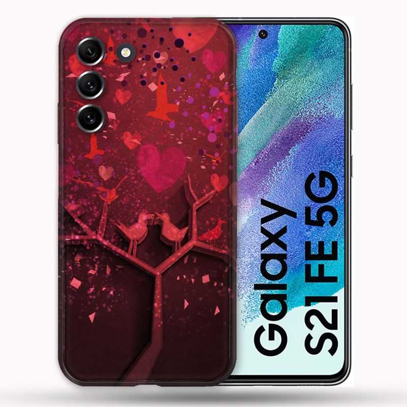 Coque Pour Samsung Galaxy S21 FE / S21FE Amour Arbre