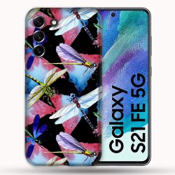 Coque Pour Samsung Galaxy S21 FE / S21FE Animal Libellule