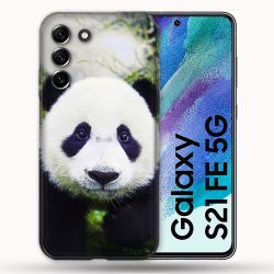 Coque Pour Samsung Galaxy S21 FE / S21FE Animal Panda Color