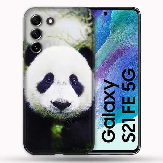 Coque Pour Samsung Galaxy S21 FE / S21FE Animal Panda Color