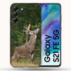 Coque Pour Samsung Galaxy S21 FE / S21FE Chasse Cerf