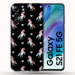 Coque Pour Samsung Galaxy S21 FE / S21FE Fantastique Licorne Pattern