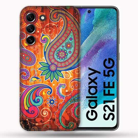 Coque Pour Samsung Galaxy S21 FE / S21FE Fleur Psychedelic