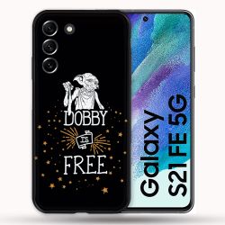 Coque Pour Samsung Galaxy S21 FE / S21FE Harry Potter Dobby Free Noir