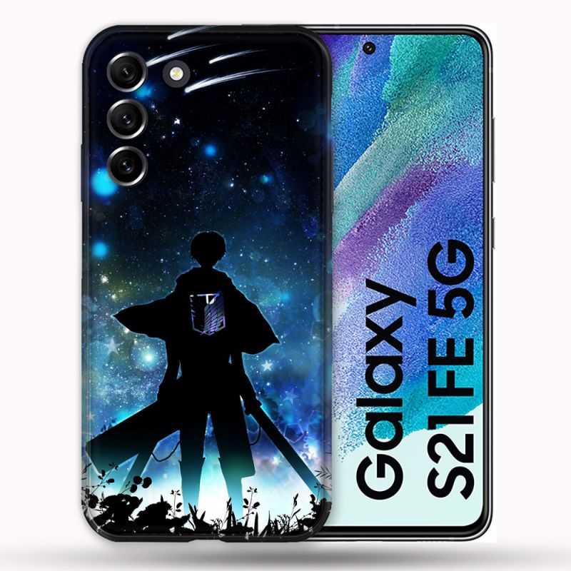 Coque Pour Samsung Galaxy S21 FE / S21FE Manga Attaque Titans Levi