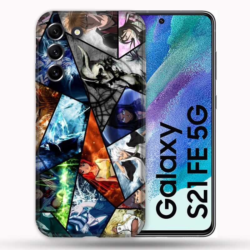 Coque Pour Samsung Galaxy S21 FE / S21FE Manga Bleach Pele Mele
