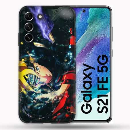 Coque Pour Samsung Galaxy S21 FE / S21FE Manga Boruto Eclair